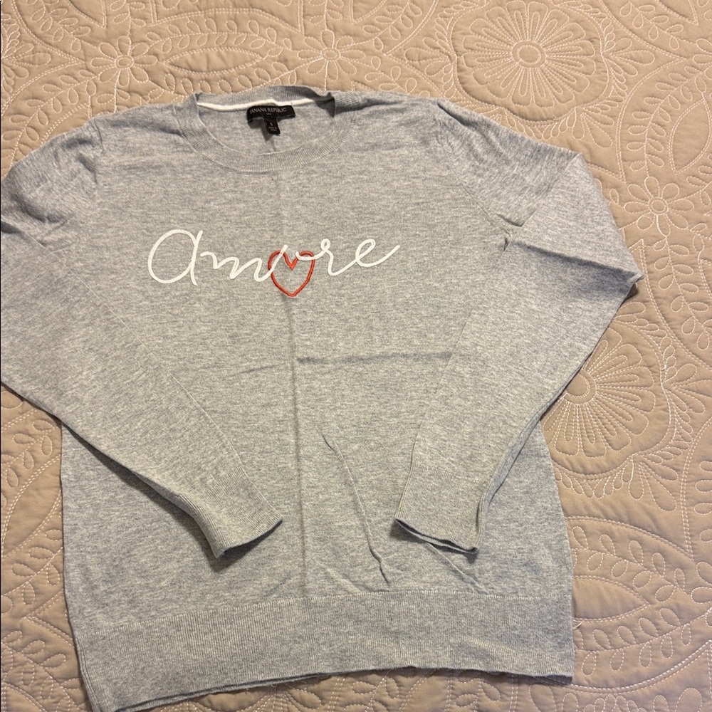 Banana Republic Gray Knit Top